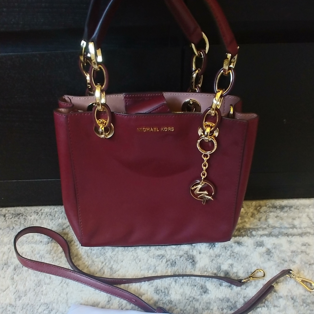 Burgandy Michael Kors Purse
